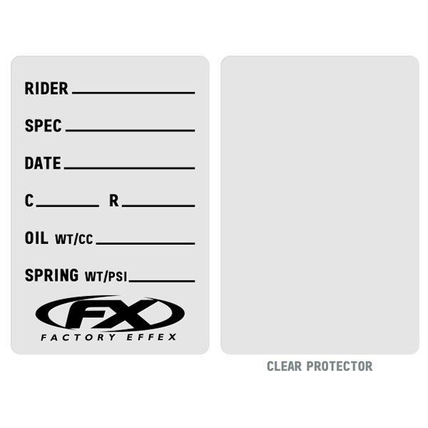 suspension spec sticker