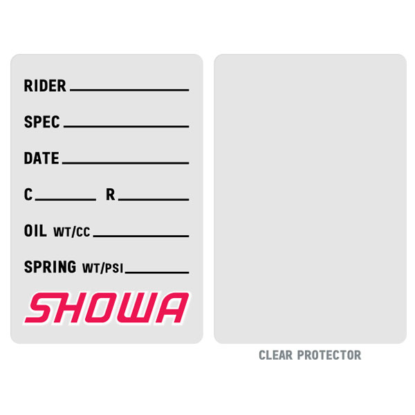 suspension spec sticker